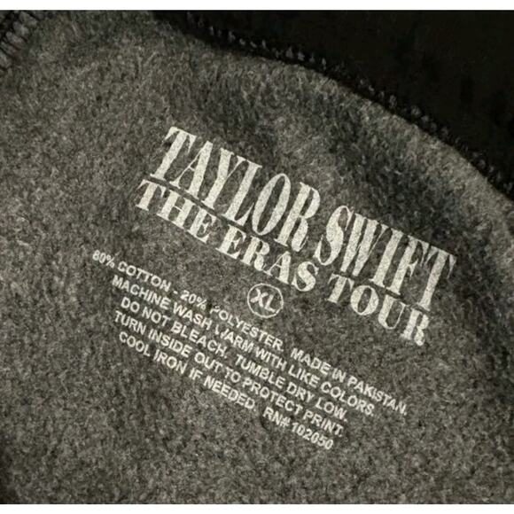 Taylor Swift Black The Eras Tour Women's Jogger Sweatpants Size XL Official Merc - Picture 3 of 4